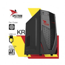 เคสคอมพิวเตอร์  CUBIC SPECTRUM BK M รองรับเมนบอร์ด : ATX/Micro ATX